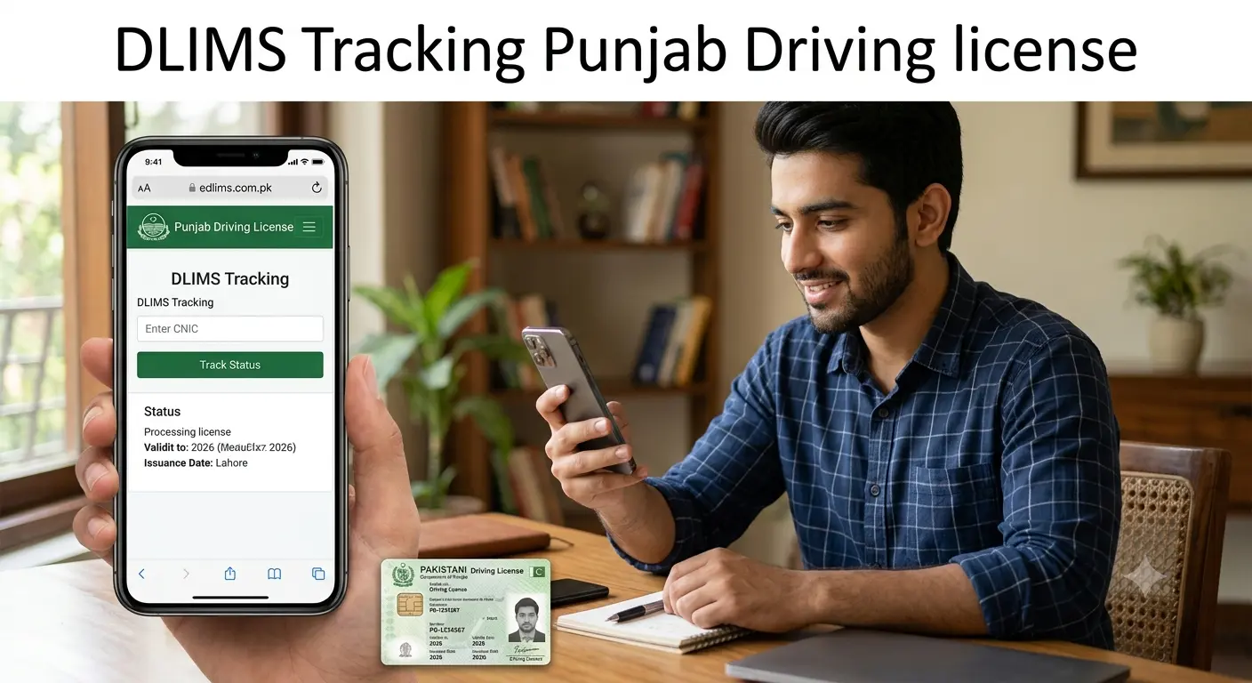 DLIMS Tracking Punjab – Check Driving License Status Online 2026 ...